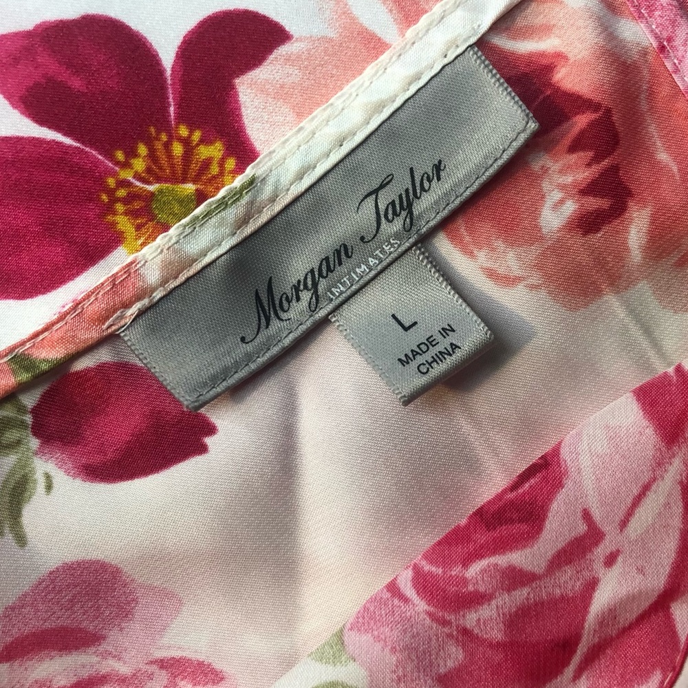 Morgan Taylor New no tag  Intimates Floral Print Lingerie Nightgown Sz L